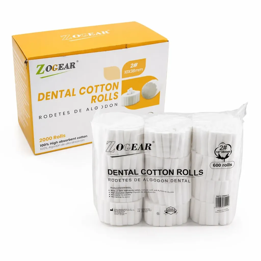 Paquete. Rollos de algodón medico dental