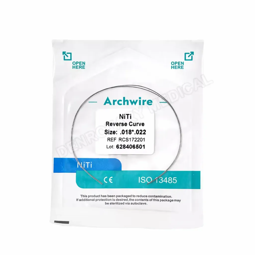 Arco Ortodóntico NiTi Reverse Curve 0.018x0.022 | Ortodoncia