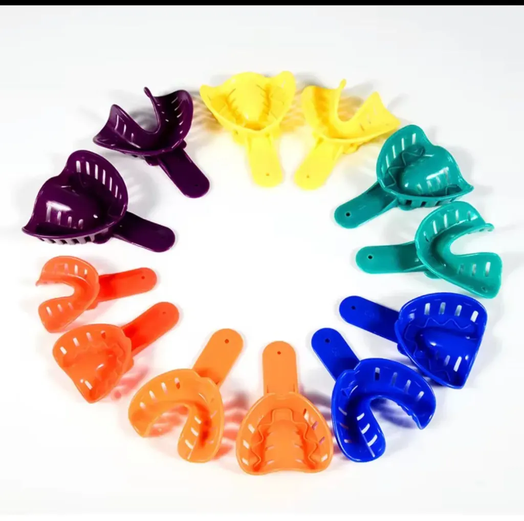 Pack de 12 Bandeja de impresión dental colorida